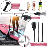 AQUA SPIRIT Splash iSUP 9’ long Inflatable Stand up Paddle Board for Beginners/Intermediate with Backpack, Leash, Paddle, Go-Pro Holder, Changing Mat, Waterproof Phone Case, All-Inclusive Package, 3-Years Of Complete Brand Warranty - Aqua Spirit iSUPs