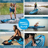 AQUA SPIRIT Blitz 10’8 & 12'6 PREMIUM iSUP Inflatable Stand up Paddle Board & Kayak with Top Accessories, All-Inclusive Package, 3-Years Of Complete Brand Warranty - Aqua Spirit iSUPs